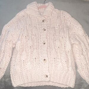 Altar'd State Soft Pink Button-Up Cardigan